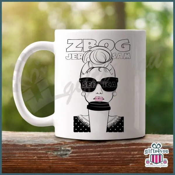 Proizvod Zbog jer sam šefica poklon šolja Slika