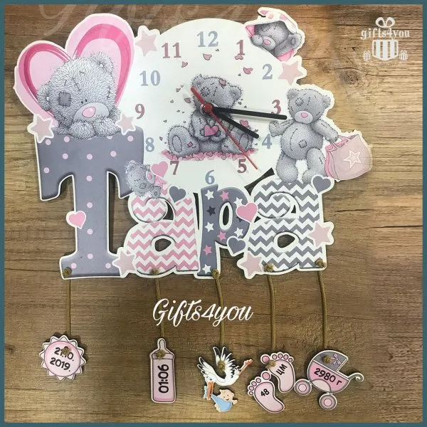 Proizvod Sivo roze satić sa medvedićima Slika