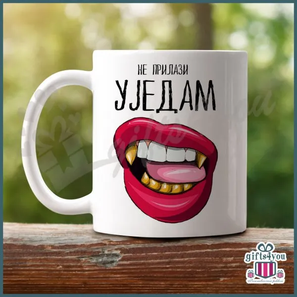 Proizvod Ne prilazi ujedam poklon šolja Slika