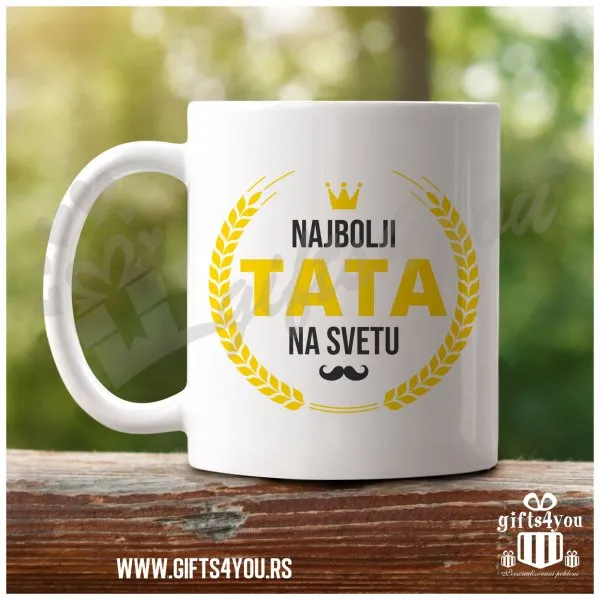 Proizvod Najbolji tata na svetu poklon šolja Slika