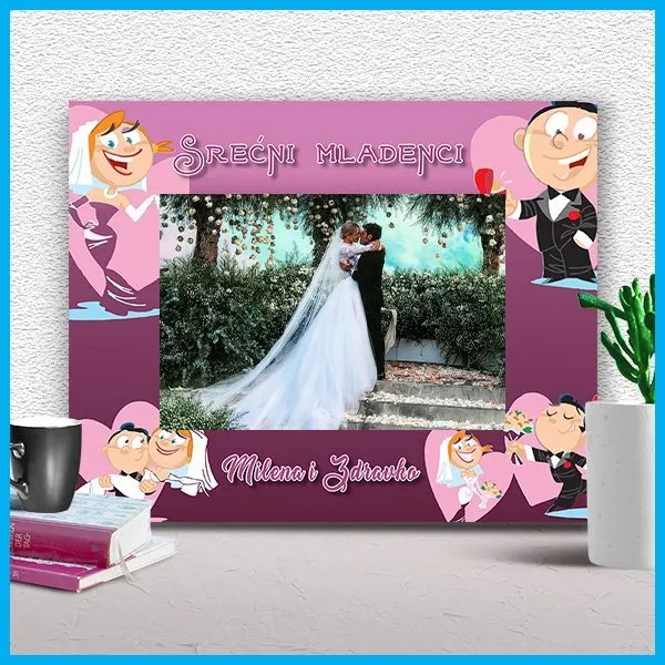 Proizvod Srećni mladenci ram za slike Slika