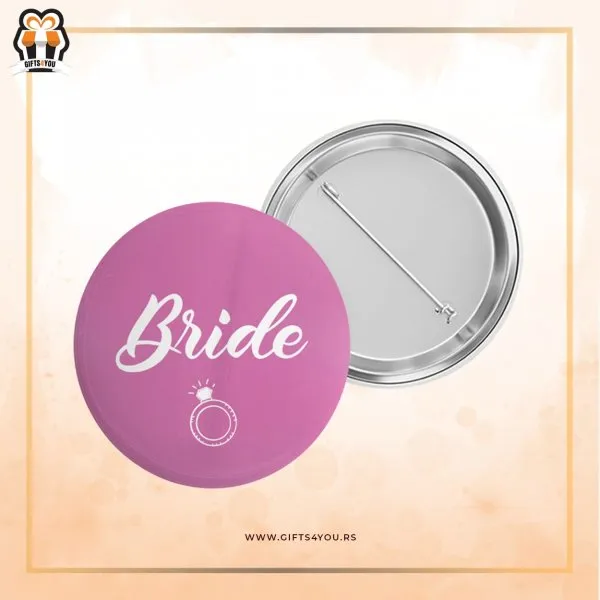 Proizvod Bedž - Bride pink Slika