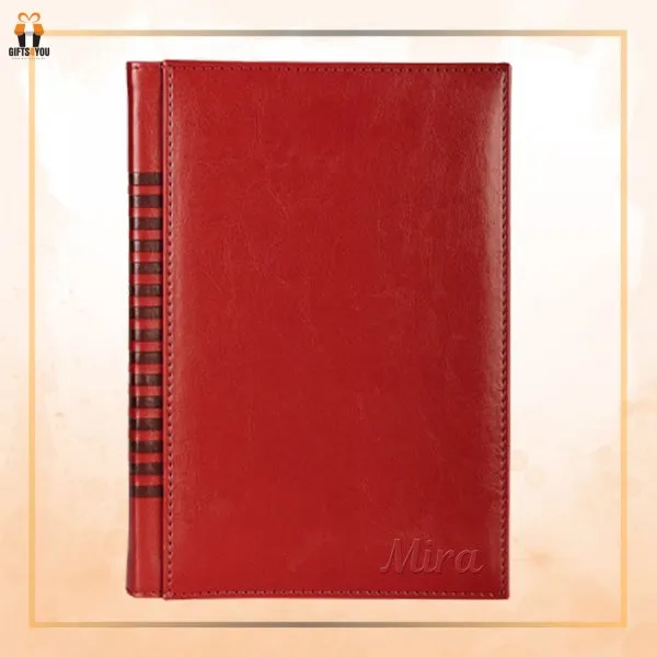 Proizvod Kožni rokovnik B5 - crvena boja Slika