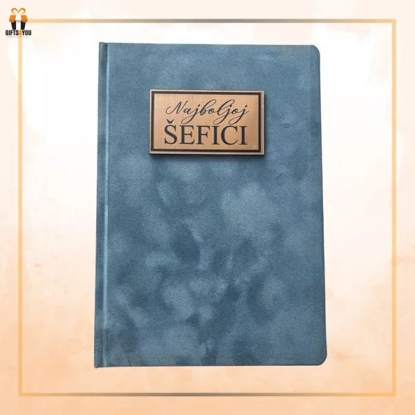 Proizvod Plišani notes A5 formata - svetlo plave boje Slika