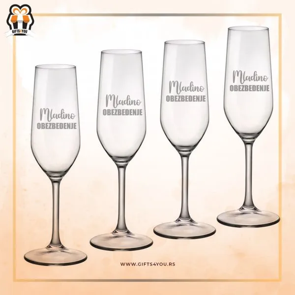 Proizvod Komplet 4 čaše - Mladino obezbeđenje Slika