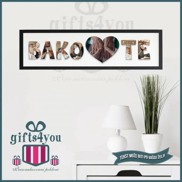 Proizvod Bako volim te ram sa slikama Slika