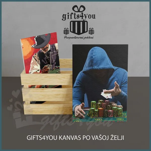 Proizvod Poker face kanvas Slika