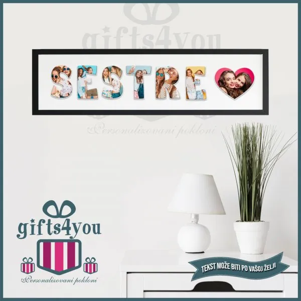 Proizvod Ram sa slikama za sestre Slika