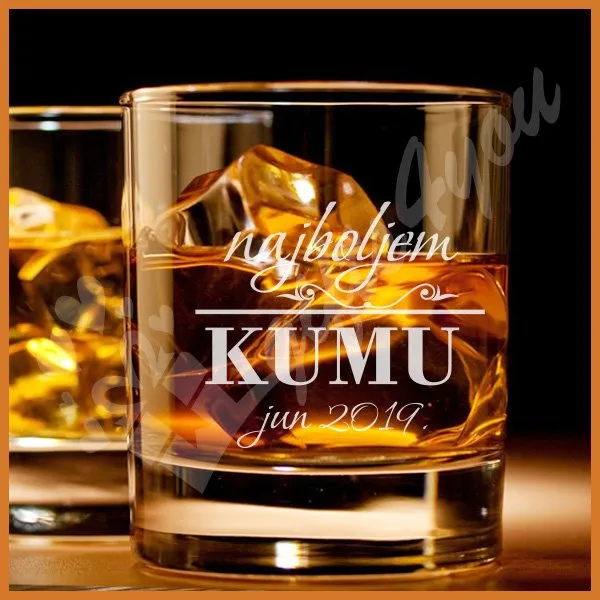 Proizvod Najboljem kumu čaše za viski Slika