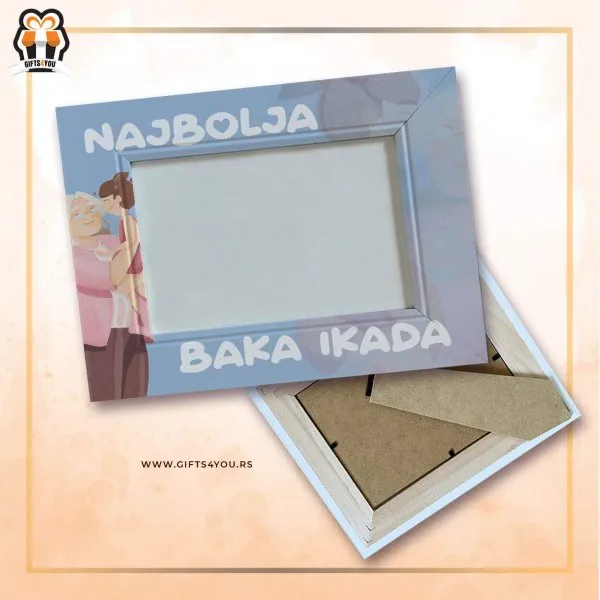Proizvod Drveni ram - za najbolju baku Slika