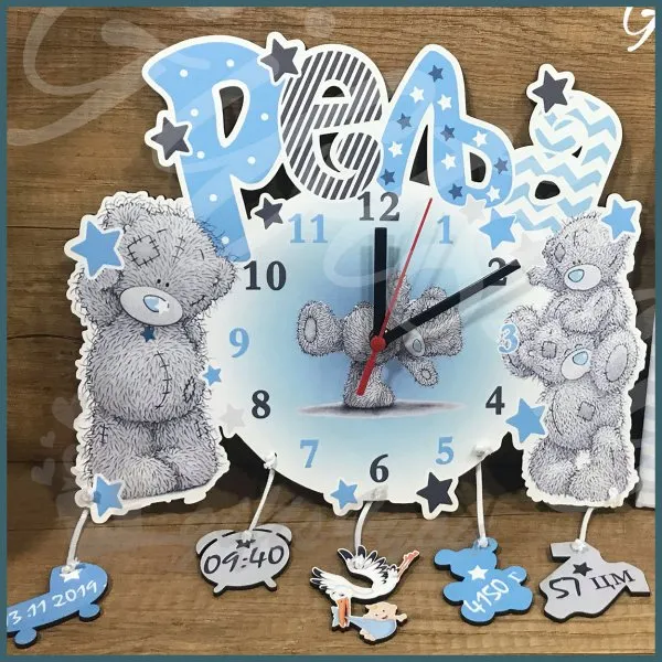 Proizvod Plavi medvedići dečiji sat Slika