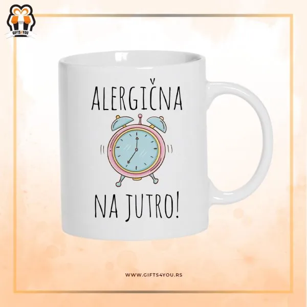 Proizvod Šolja - Alergična na jutro Slika